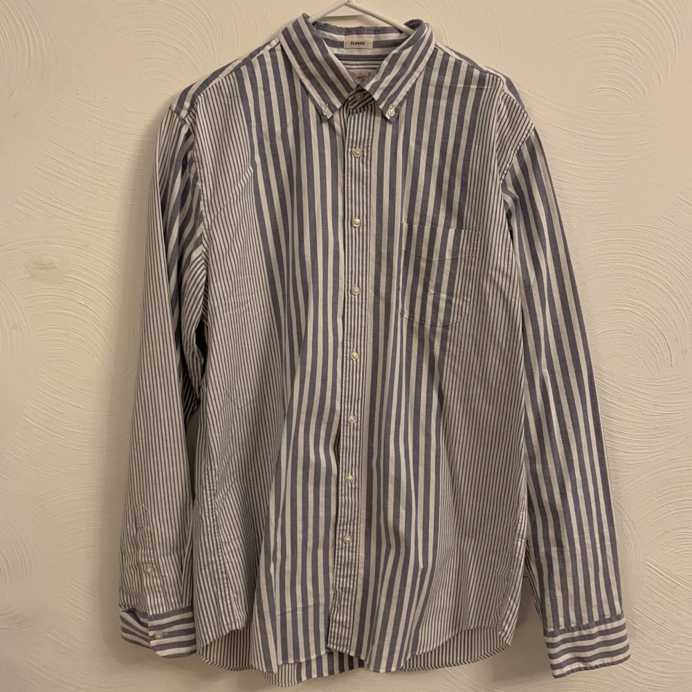 Blue Striped Shirt from J Crew